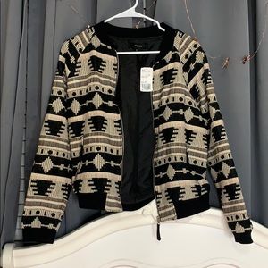 COPY - NWT Unique Pattern bomber jacket forever21